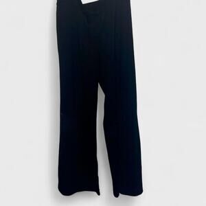 New York & Co Black Stretch Straight Wide Leg Pants - Size M